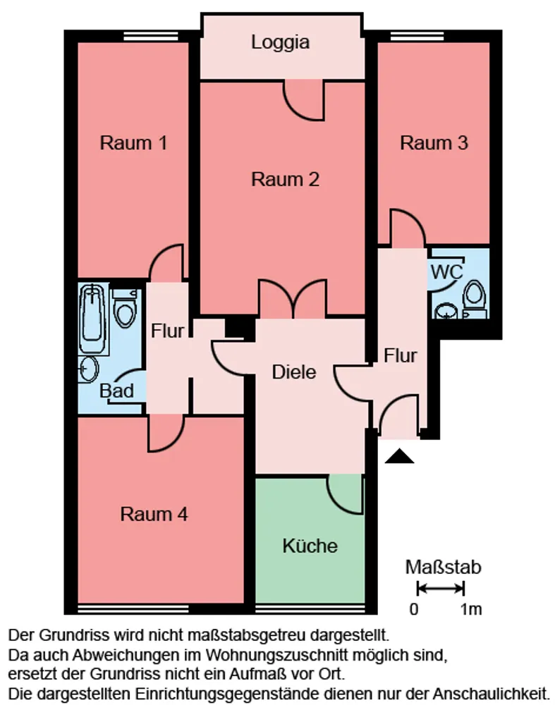 4 Zimmer Wohnung mit 93 m² in Bochum – Bild 2