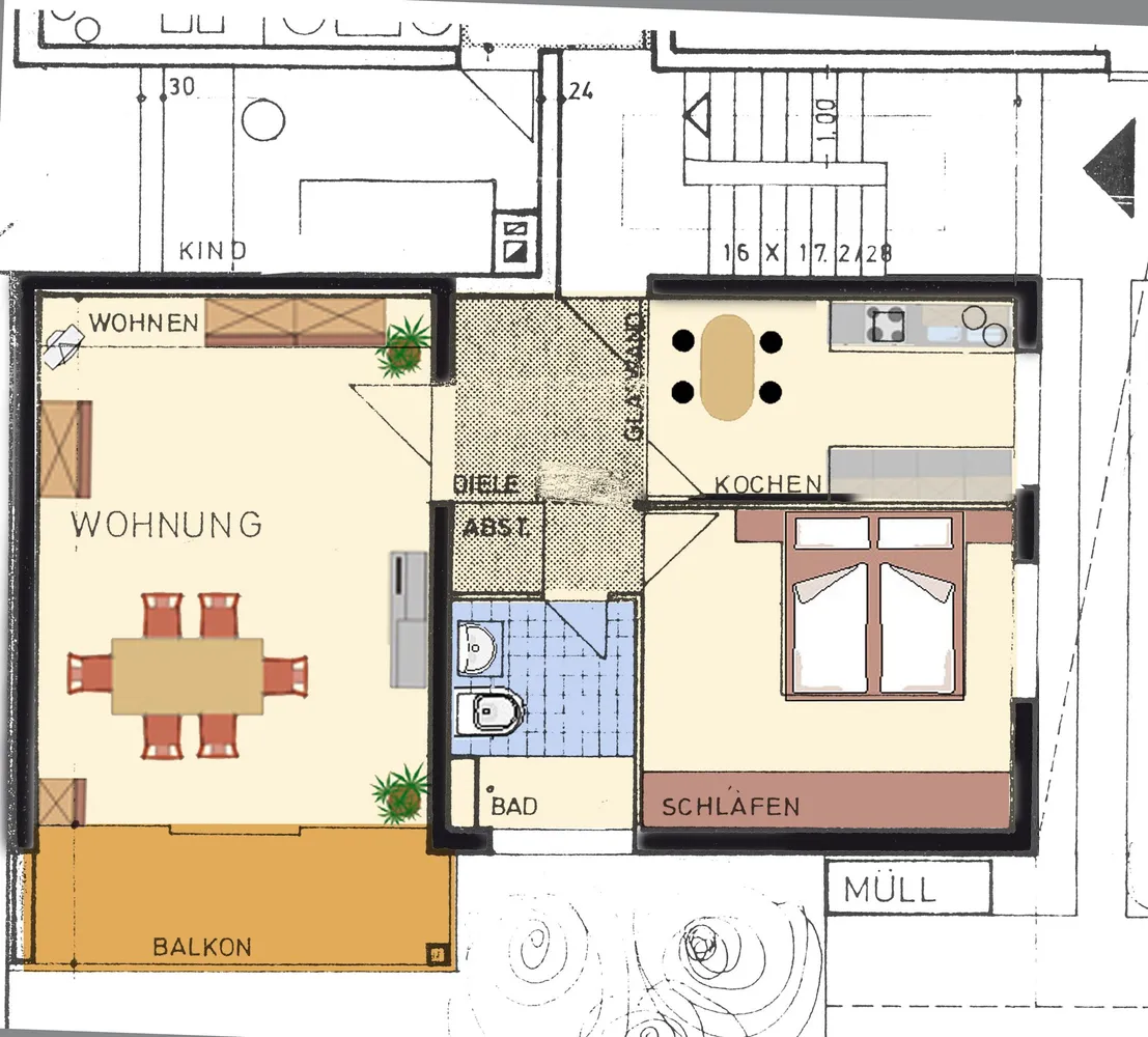 2 Zimmer Wohnung mit 66 m² in Düsseldorf – Bild 1
