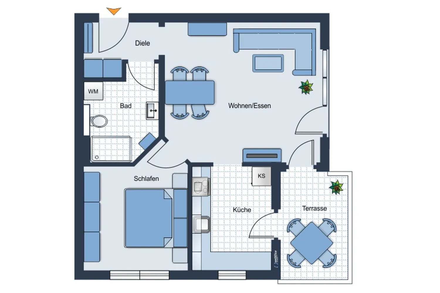 2 Zimmer Wohnung mit 62 m² in Würzburg – Bild 6