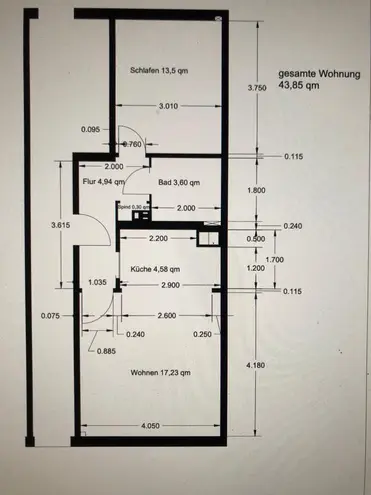 2 room apartment with 42 m² in Cologne – Photo 4