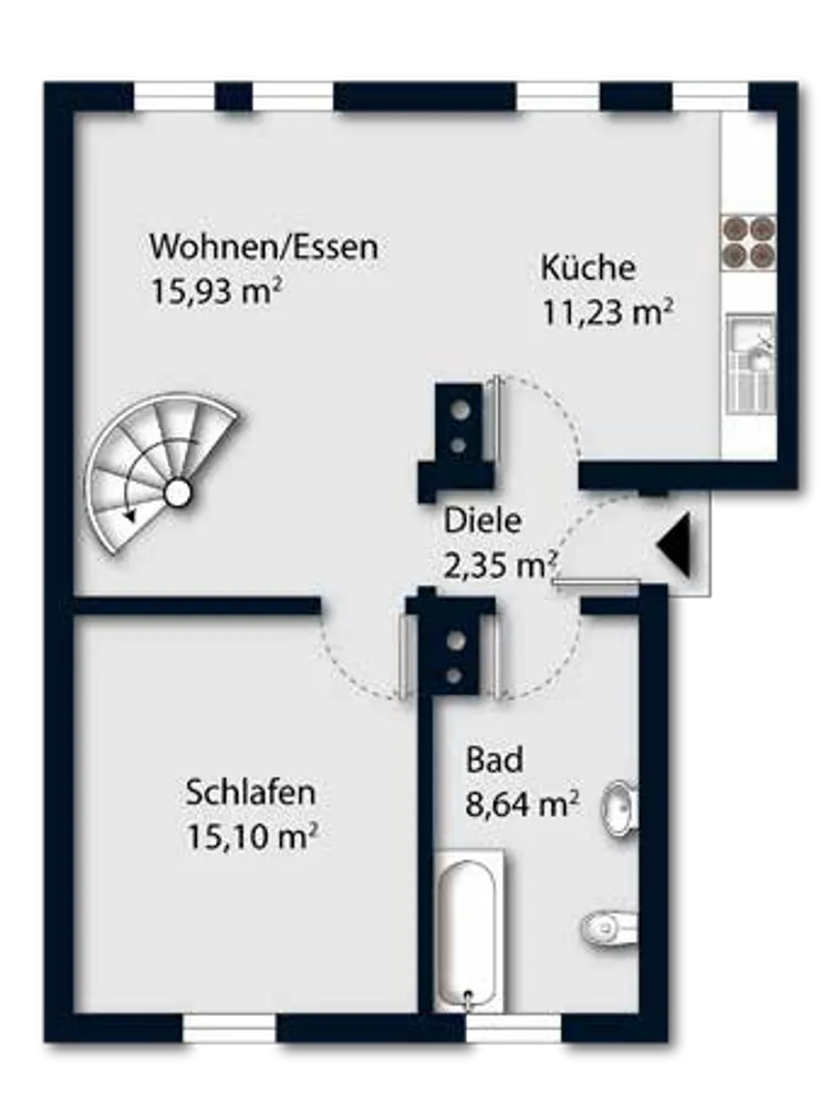 3 Zimmer Wohnung mit 91 m² in Augsburg – Bild 10