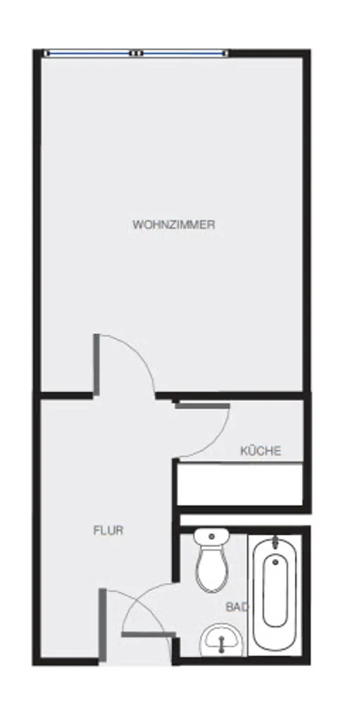 1 Zimmer Wohnung mit 28 m² in Nürnberg – Bild 8