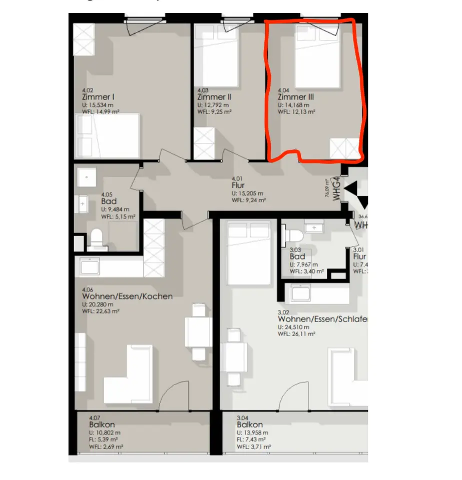 2 Zimmer Wohnung mit 76 m² in Oldenburg – Bild 8