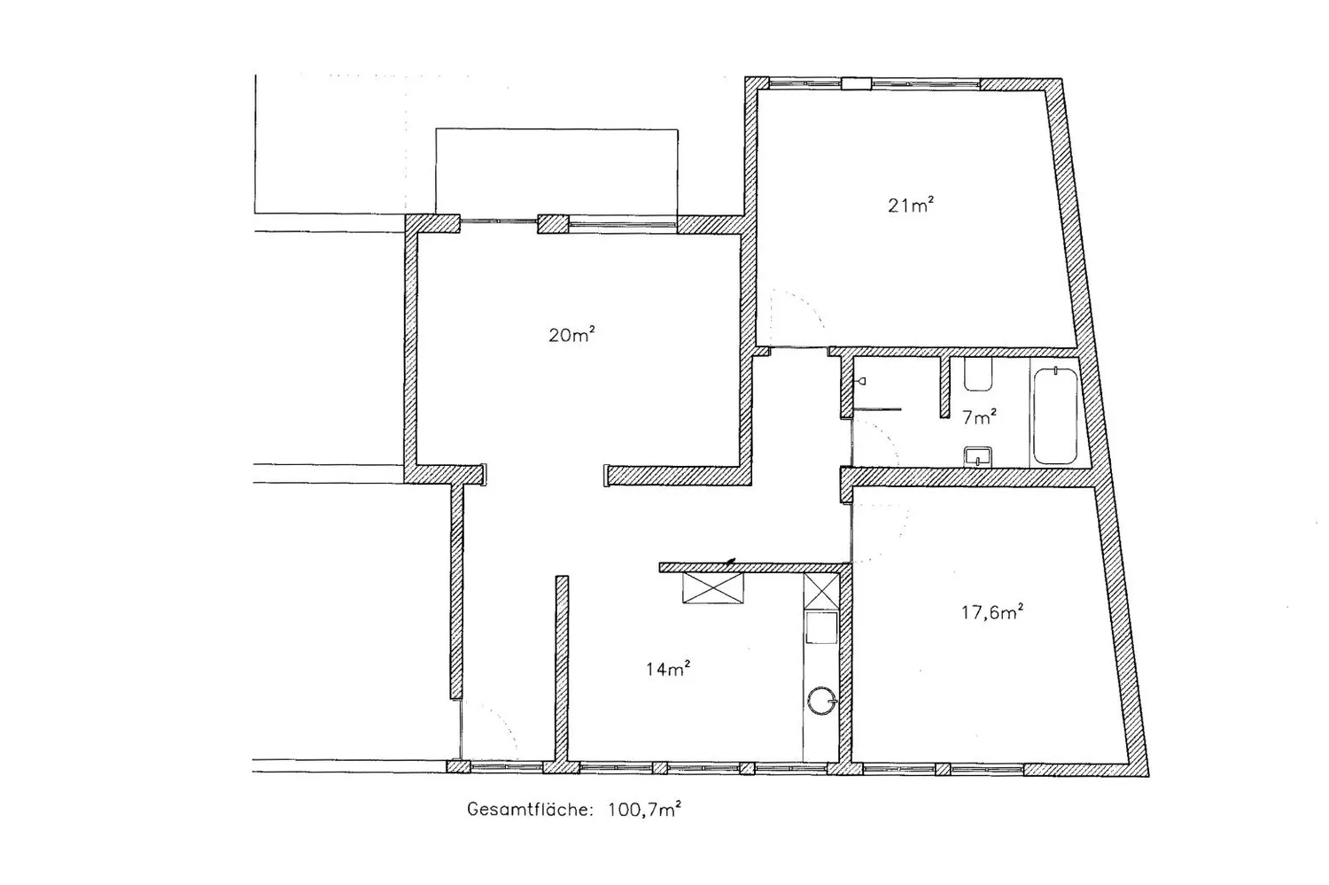 3 Zimmer Wohnung mit 101 m² in Essen – Bild 3