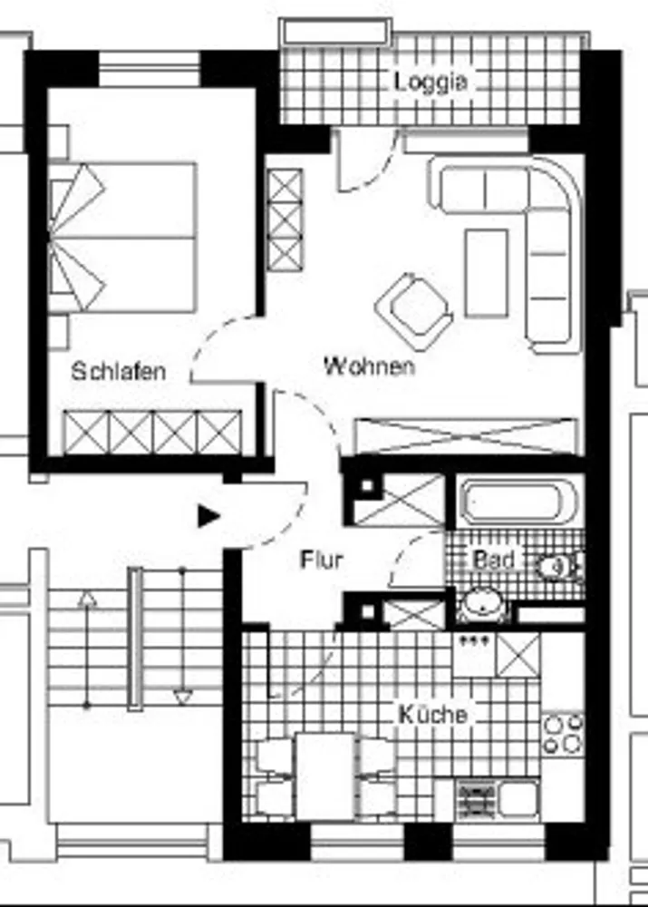 2 Zimmer Wohnung mit 54 m² in Bielefeld – Bild 2