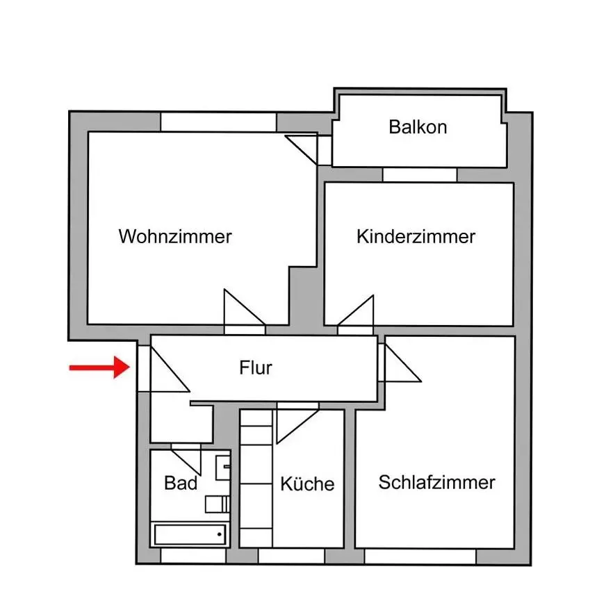 3 Zimmer Wohnung mit 76 m² in Hannover – Bild 4
