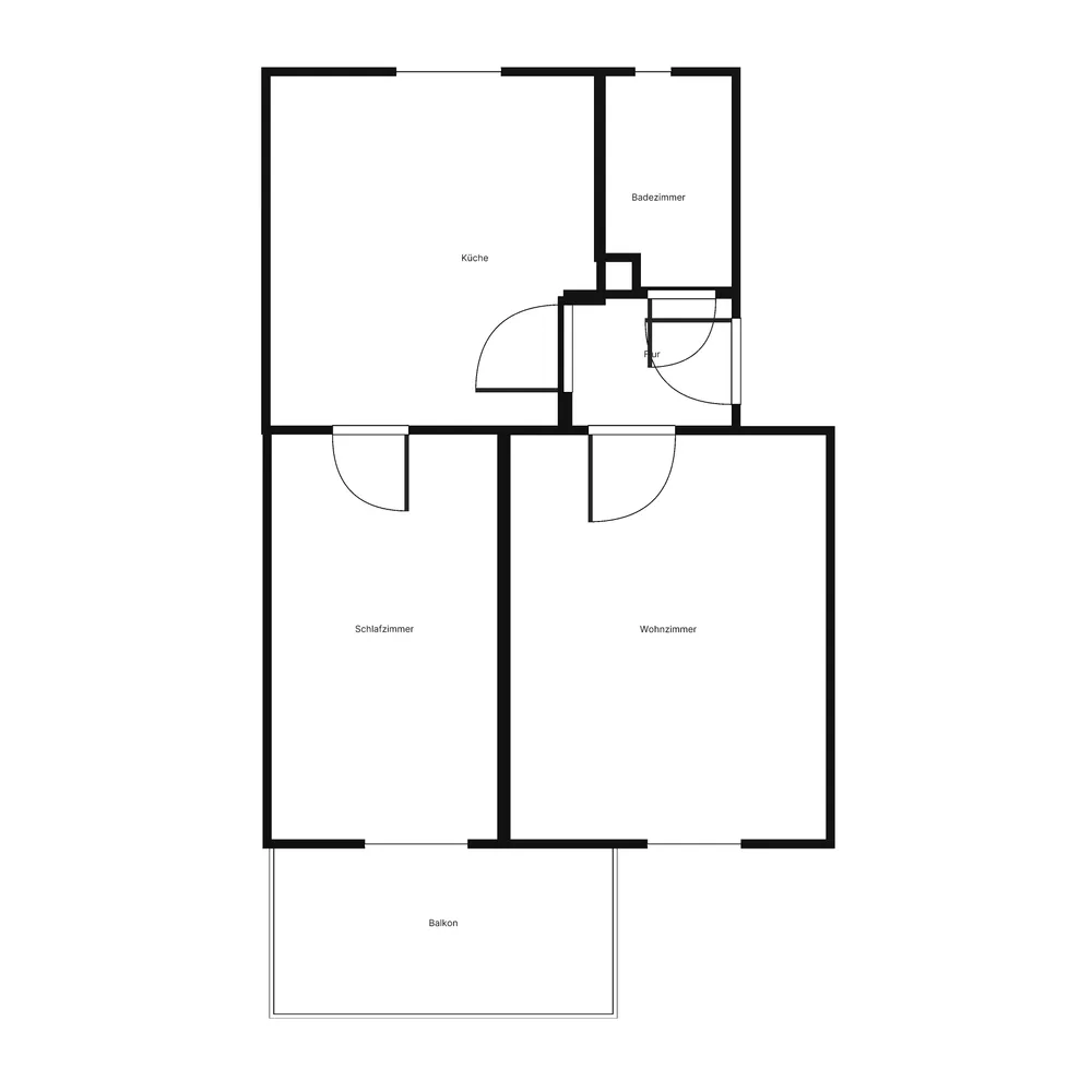 2 Zimmer Wohnung mit 48 m² in Hattingen – Bild 1