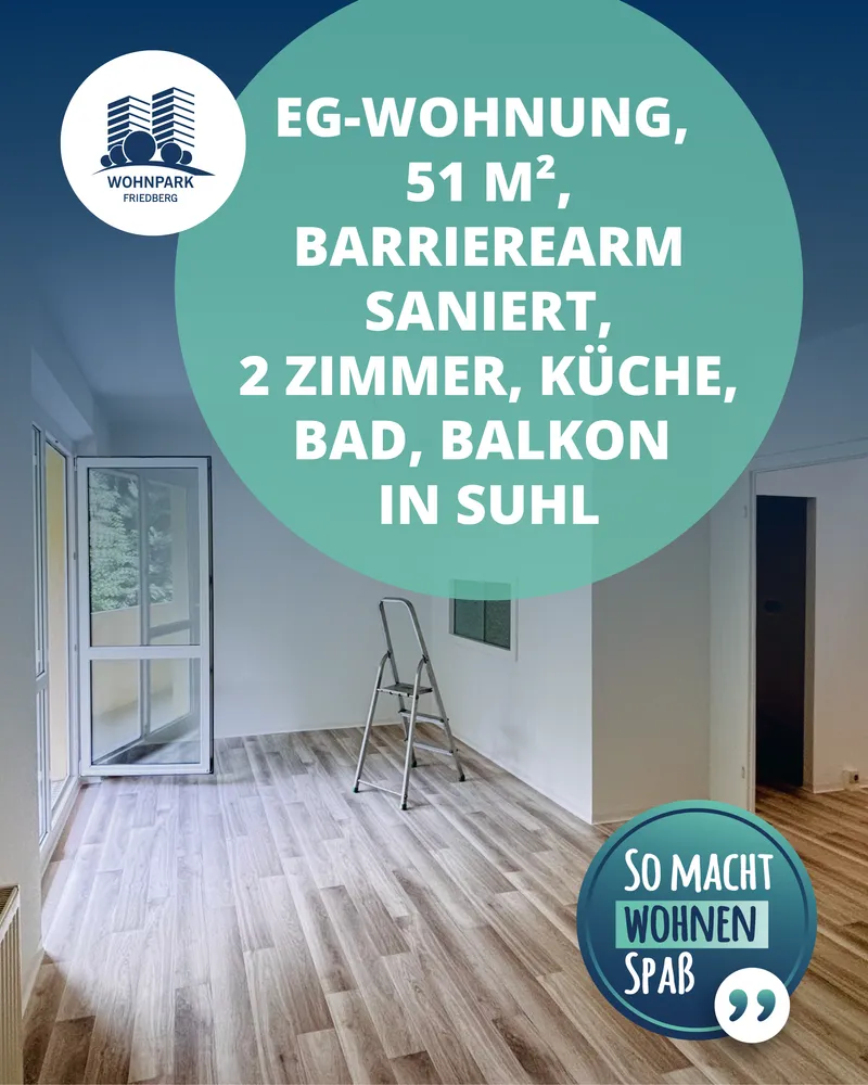 2 Zimmer Wohnung mit 50 m² in Suhl – Bild 4