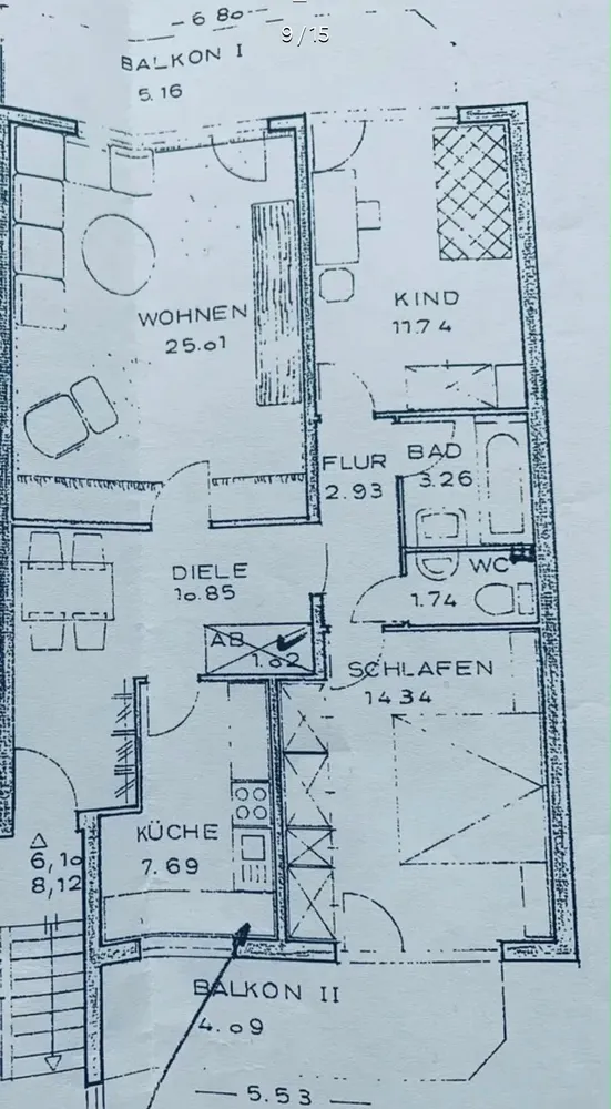 3 Zimmer Wohnung mit 86 m² in Düsseldorf – Bild 11