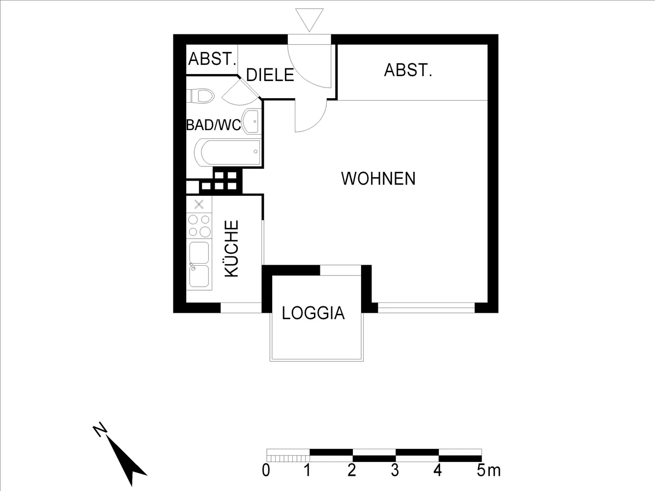 1 Zimmer Wohnung mit 39 m² in Berlin – Bild 2