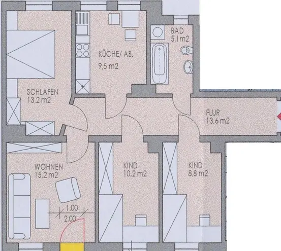 4 Zimmer Wohnung mit 85 m² in Chemnitz – Bild 10