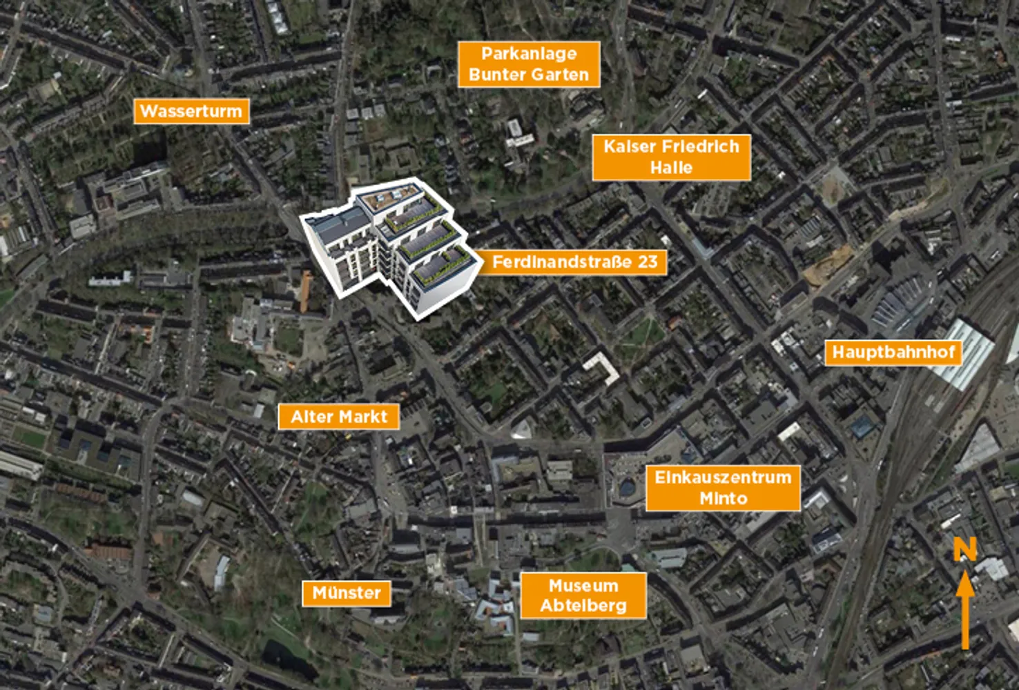 1 Zimmer Wohnung mit 37 m² in Mönchengladbach – Bild 2