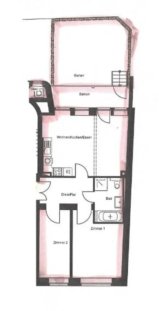 3 room apartment with 75 m² in Leipzig – Photo 4