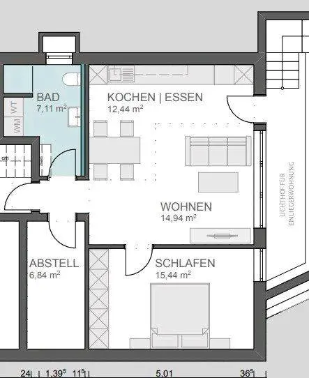 3 Zimmer Wohnung mit 62 m² in Biberach an der Riß – Bild 9