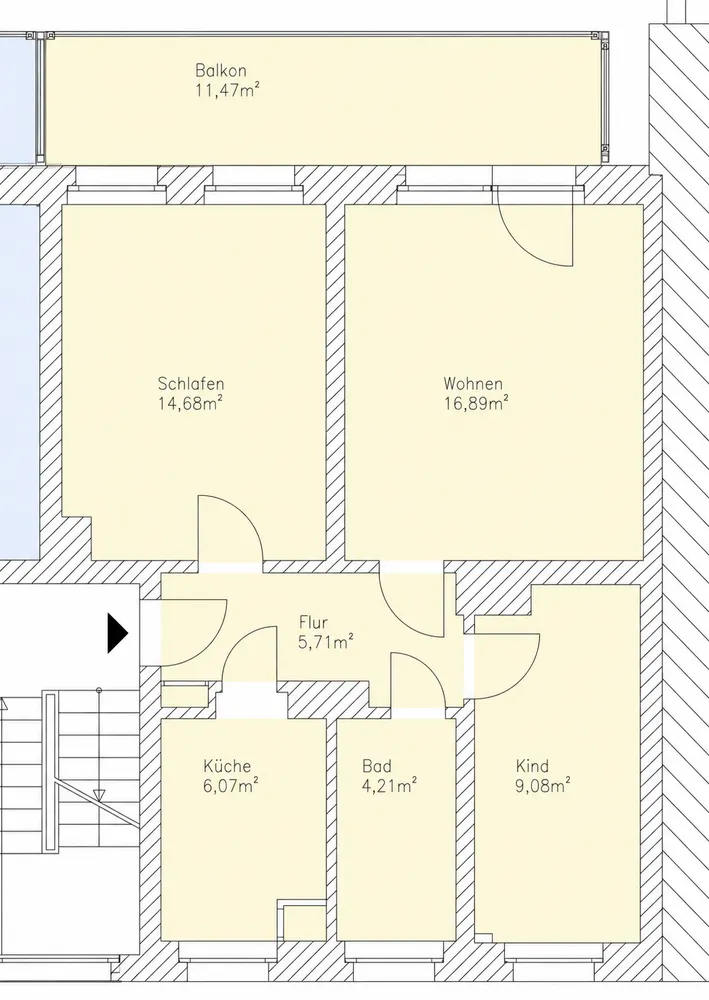3 Zimmer Wohnung mit 63 m² in Chemnitz – Bild 10