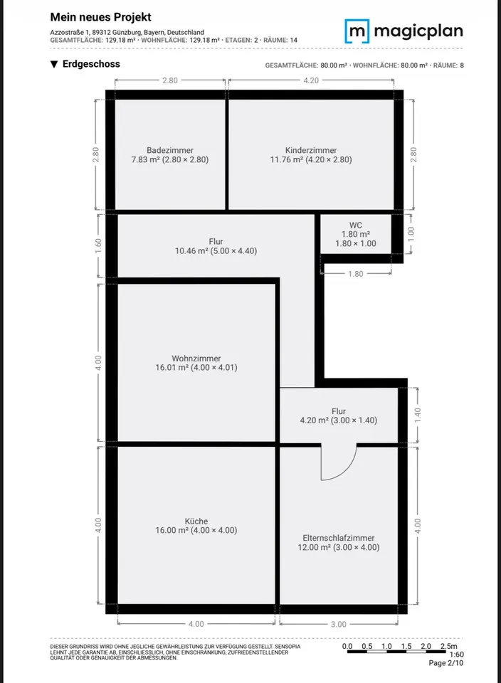 3 room apartment with 90 m² in Günzburg – Photo 5