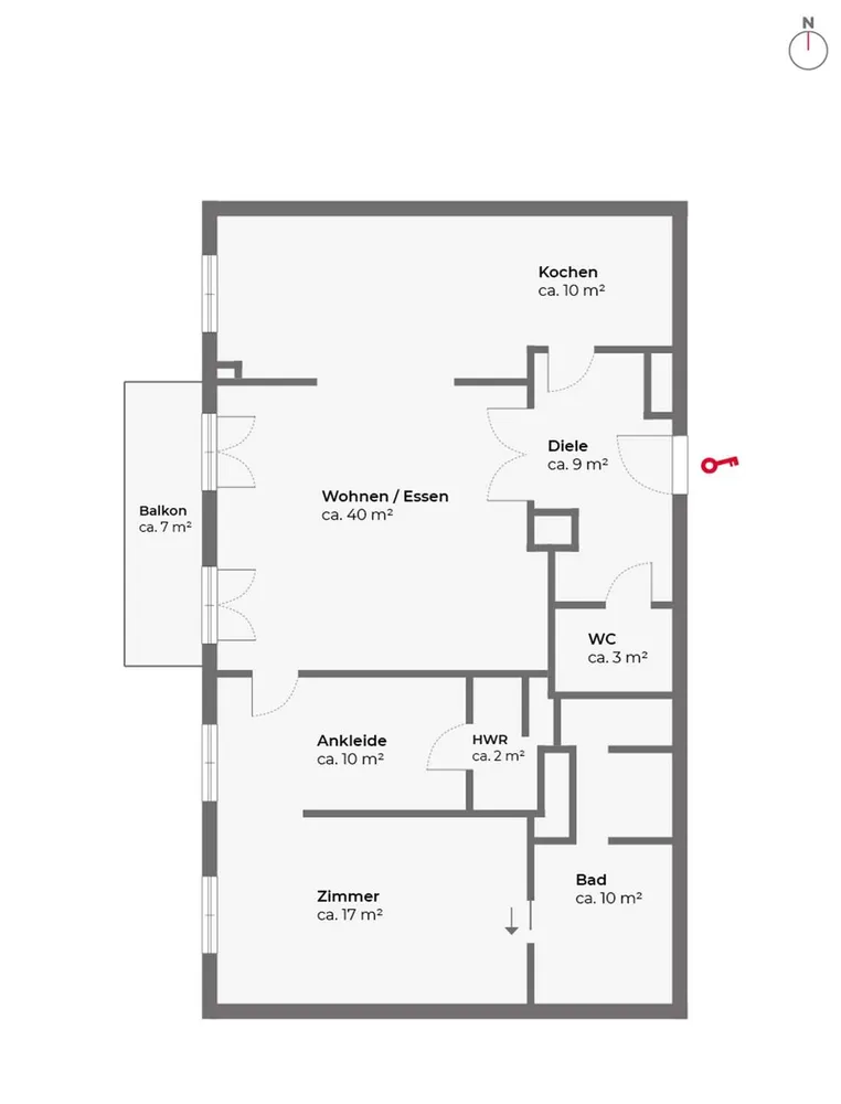 2 Zimmer Wohnung mit 105 m² in Hamburg – Bild 8