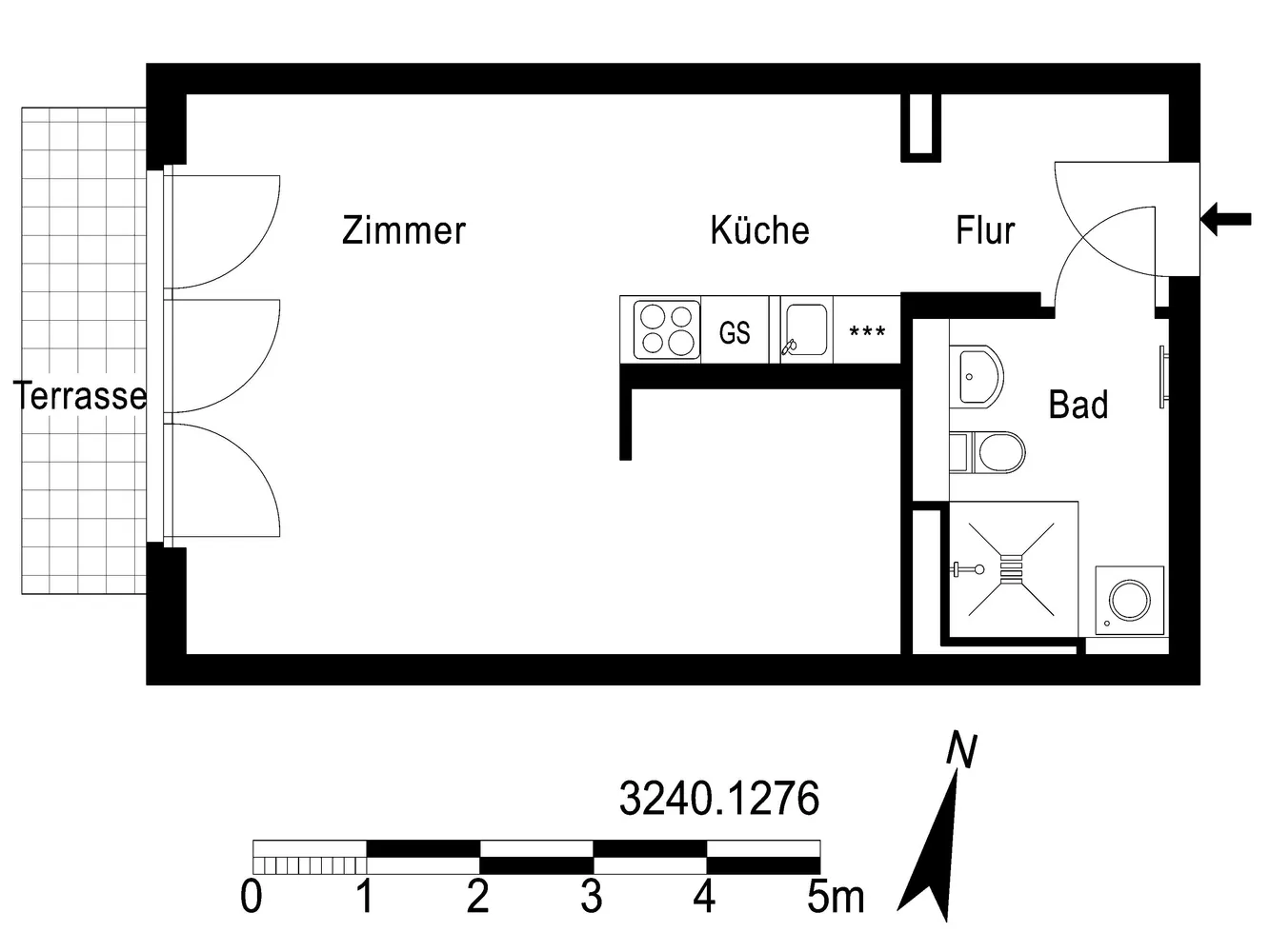 1 room apartment with 44 m² in Berlin – Photo 9