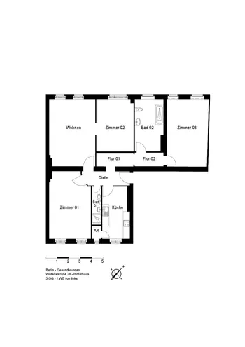 4 Zimmer Wohnung mit 117 m² in Berlin – Bild 12