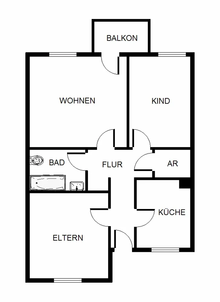 3 room apartment with 77 m² in Cologne – Photo 3