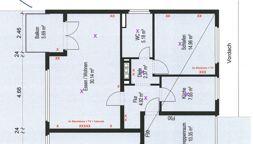 2 Zimmer Wohnung mit 67 m² in Velbert – Bild 9