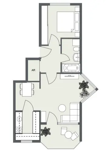 2 room apartment with 63 m² in Leipzig – Photo 5