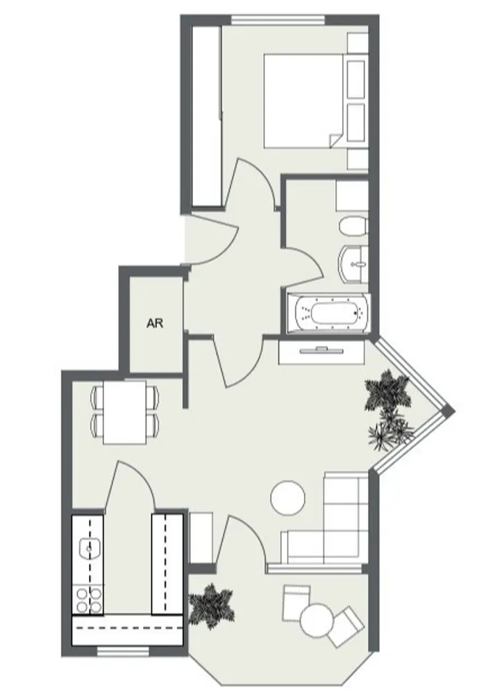 2 Zimmer Wohnung mit 63 m² in Leipzig – Bild 3
