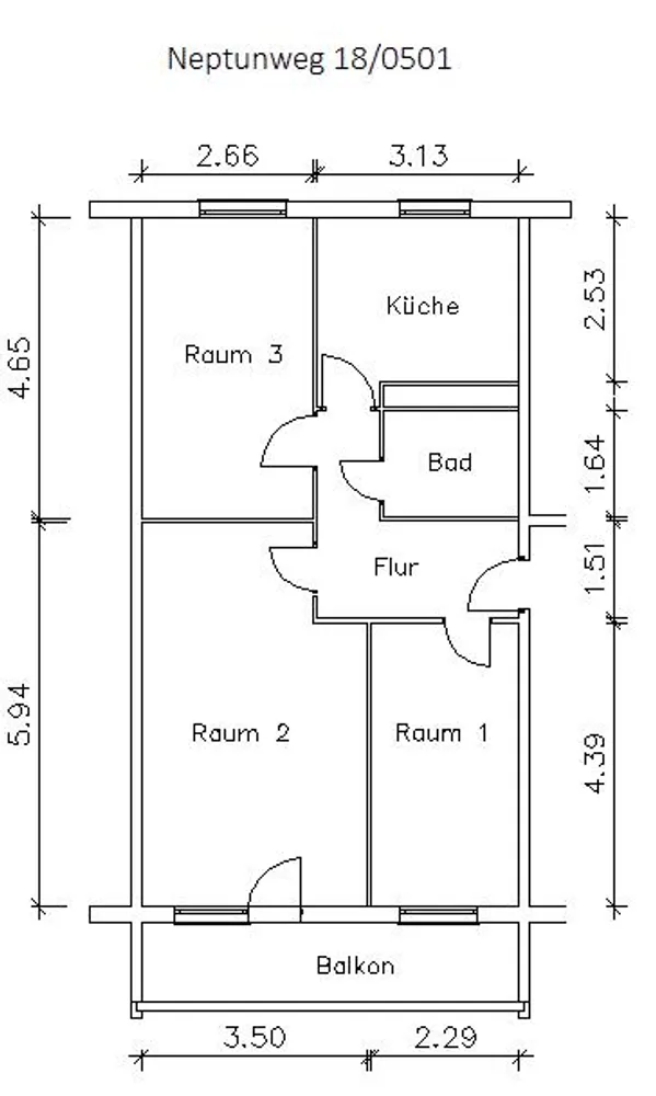 3 room apartment with 64 m² in Leipzig – Photo 4