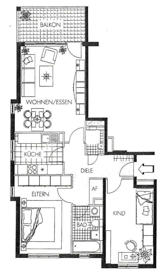 3 Zimmer Wohnung mit 78 m² in Frankfurt am Main – Bild 5