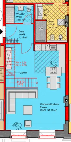 3 room apartment with 93 m² in Dresden – Photo 3