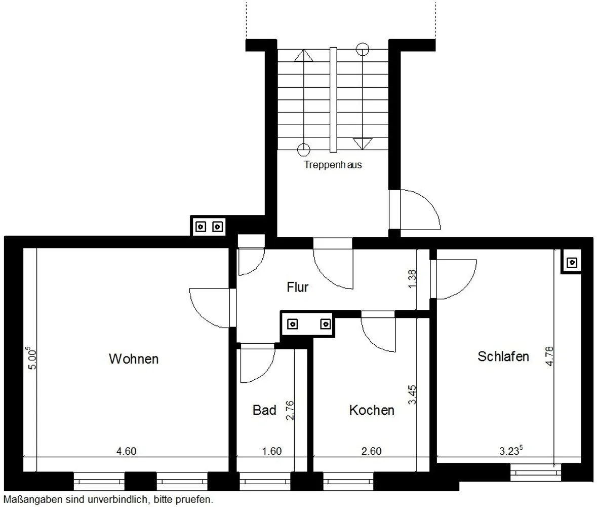 2 Zimmer Wohnung mit 57 m² in Nordhausen – Bild 3