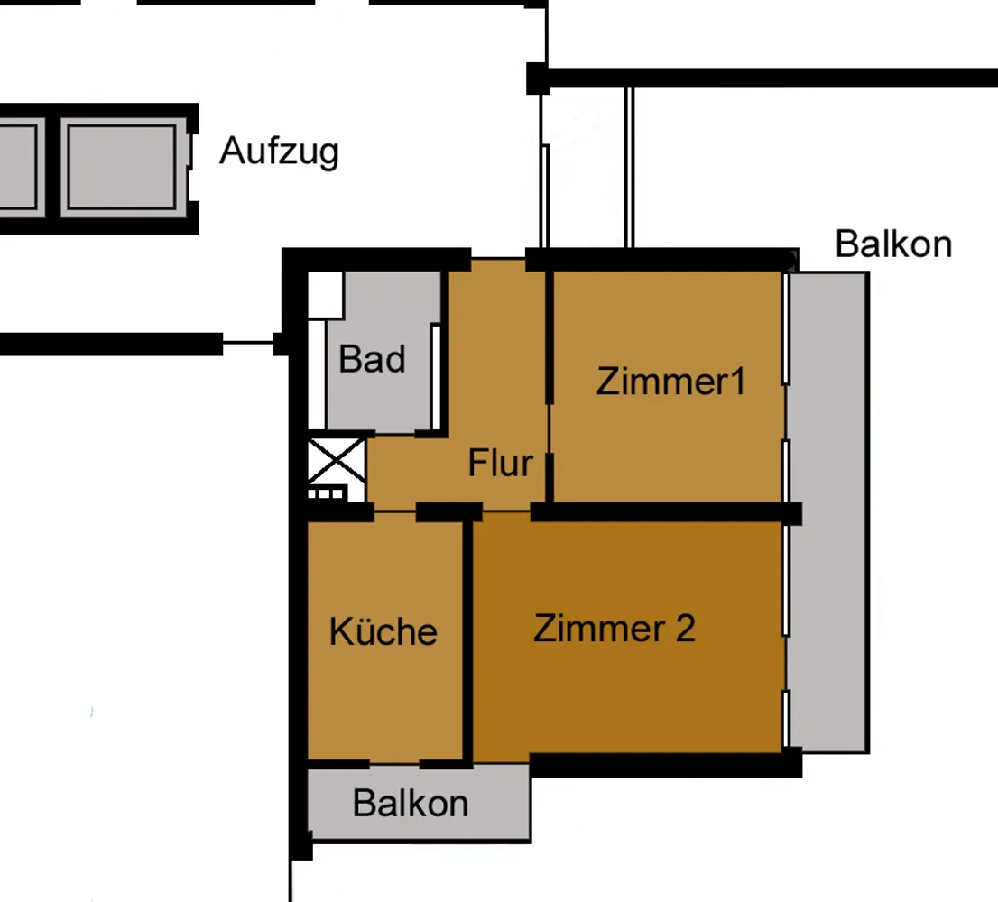 2 Zimmer Wohnung mit 75 m² in Münster – Bild 2