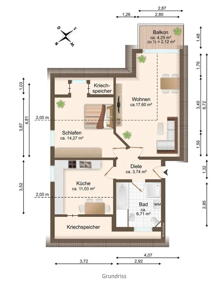 Studio mit 35 m² in Garmisch-Partenkirchen – Bild 5