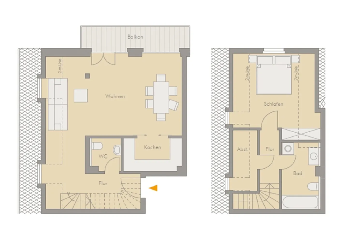2 Zimmer Wohnung mit 73 m² in Dresden – Bild 2