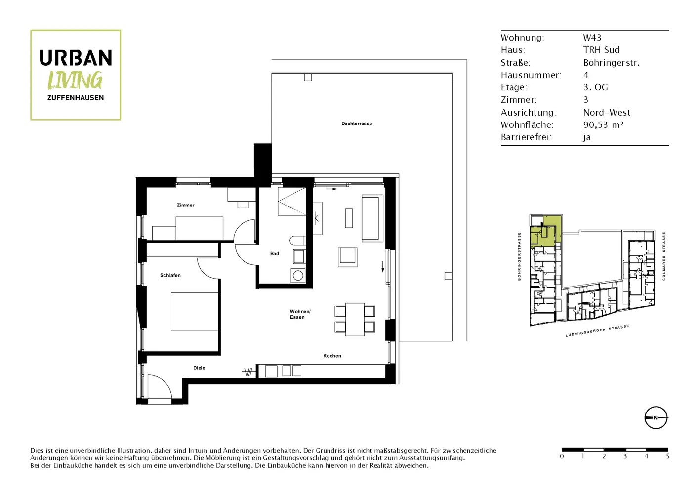 3 Zimmer Wohnung mit 94 m² in Stuttgart – Bild 10