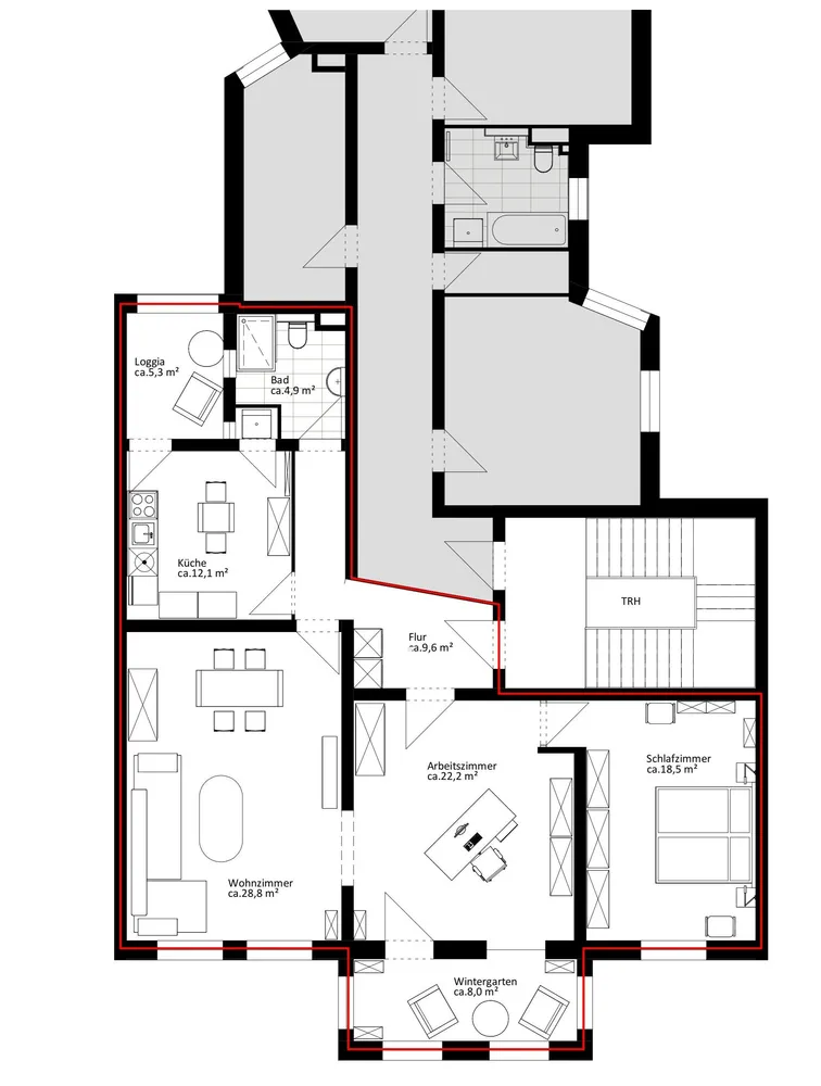 3 Zimmer Wohnung mit 108 m² in Hannover – Bild 11