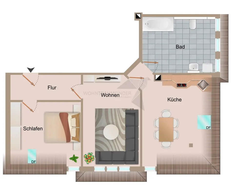 2 Zimmer Wohnung mit 68 m² in Zwickau – Bild 9