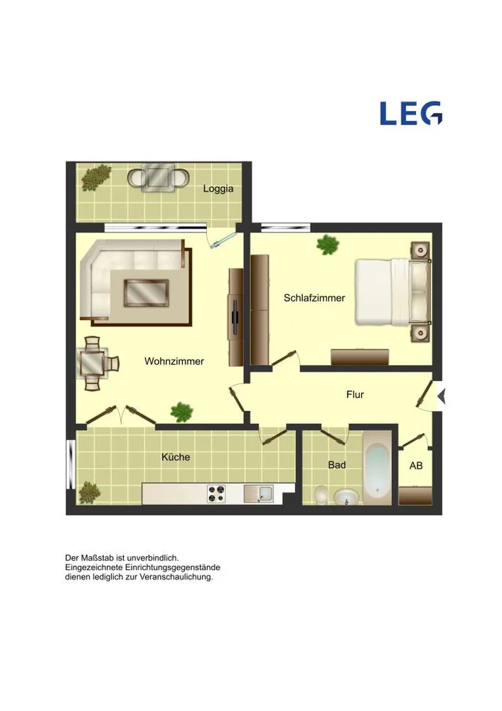 3 Zimmer Wohnung mit 60 m² in Unna – Bild 5