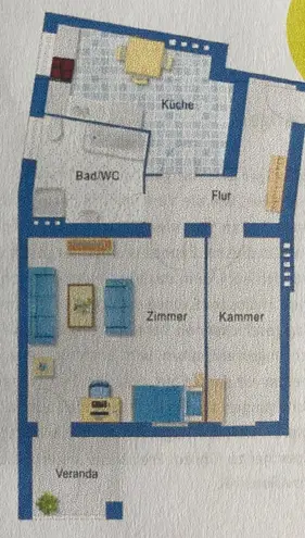 3 Zimmer Wohnung mit 65 m² in Berlin – Bild 2