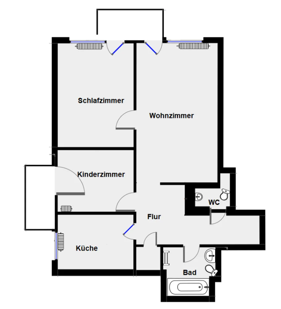 3 Zimmer Wohnung mit 86 m² in Regensburg – Bild 12