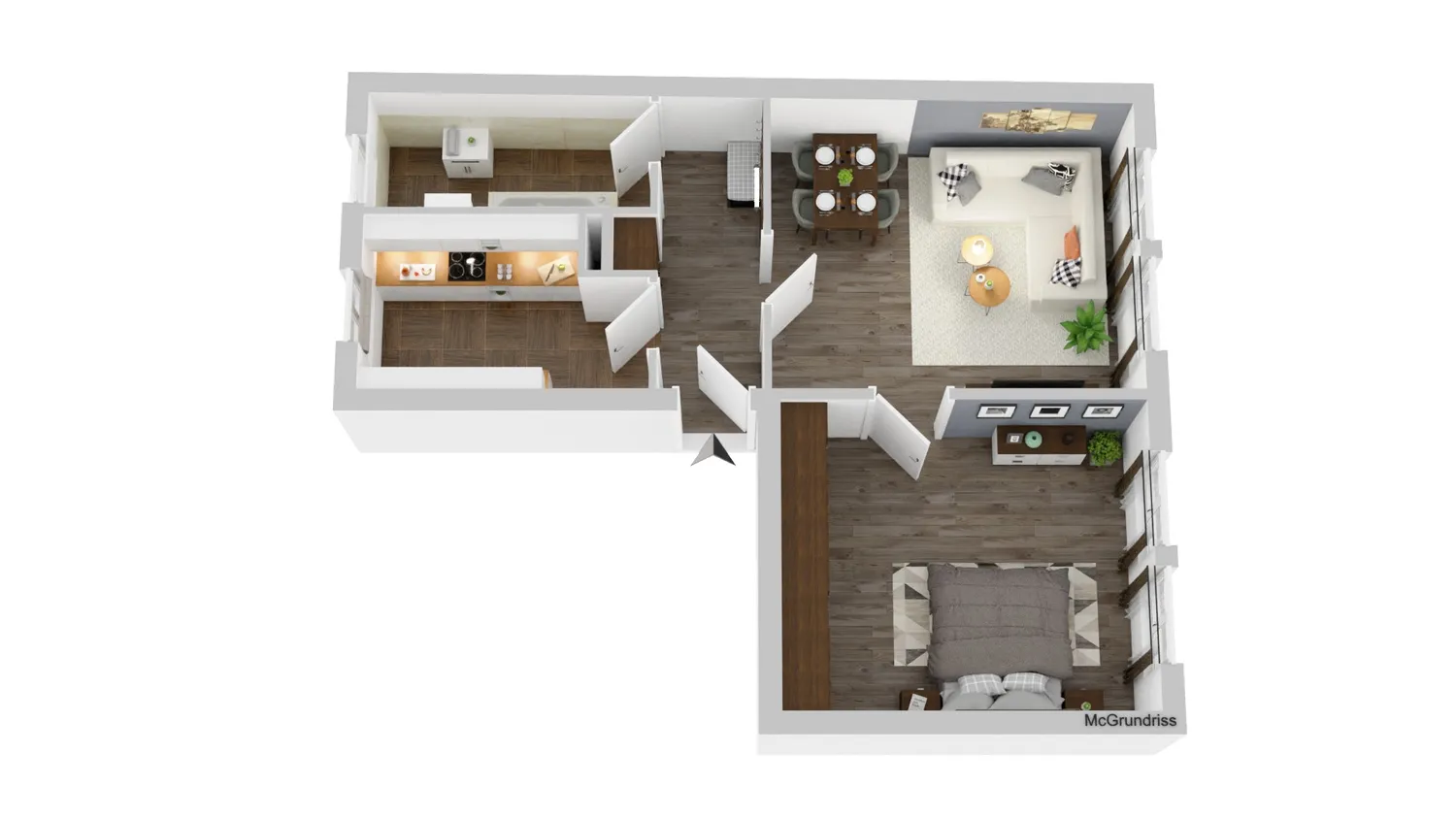 2 Zimmer Wohnung mit 50 m² in Zwickau – Bild 2