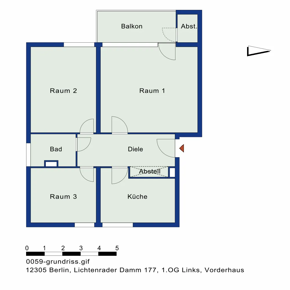 3 room apartment with 82 m² in Berlin – Photo 3