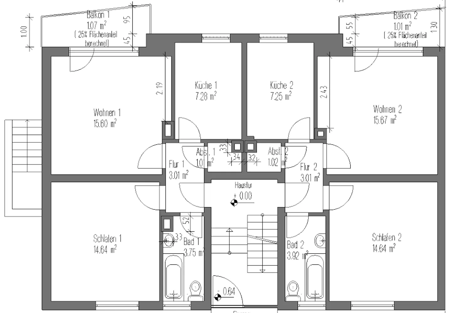 3 Zimmer Wohnung mit 46 m² in Duisburg – Bild 3