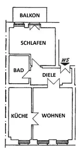 2 room apartment with 62 m² in Dresden – Photo 2