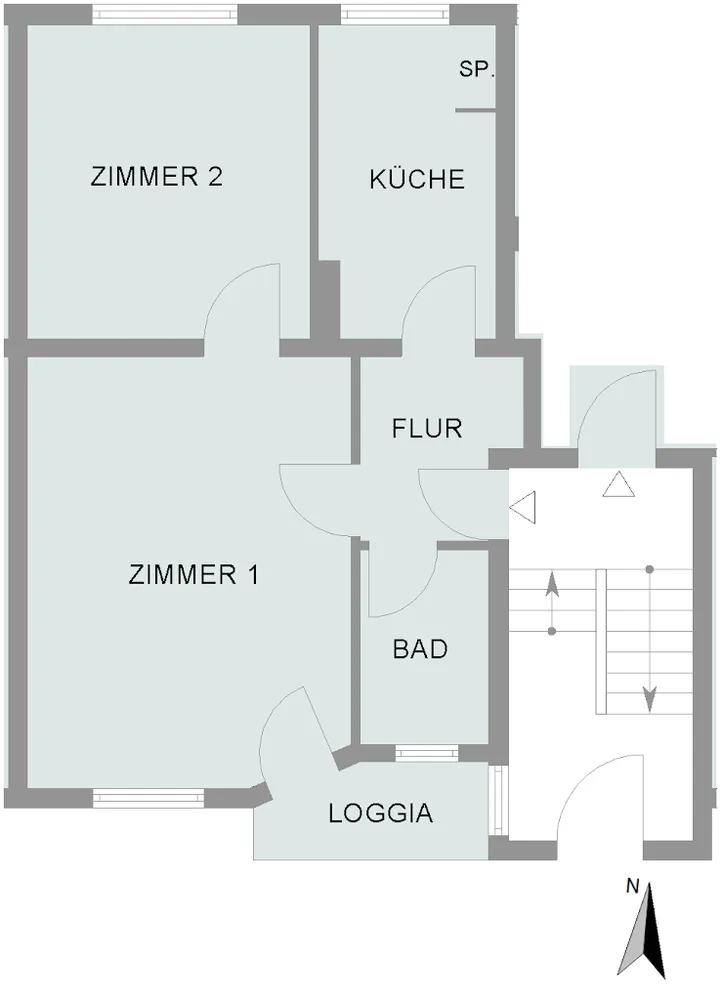 2 Zimmer Wohnung mit 48 m² in Bremen – Bild 2