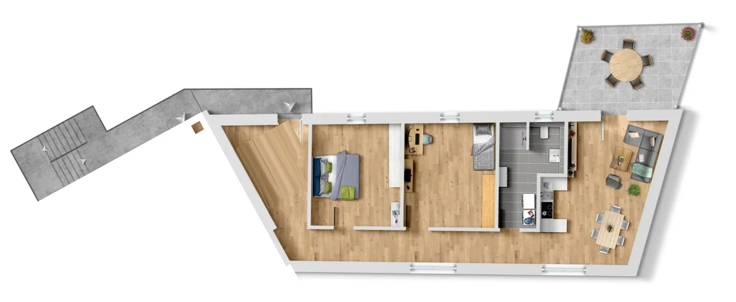 4 Zimmer Wohnung mit 107 m² in Bad Kreuznach – Bild 3