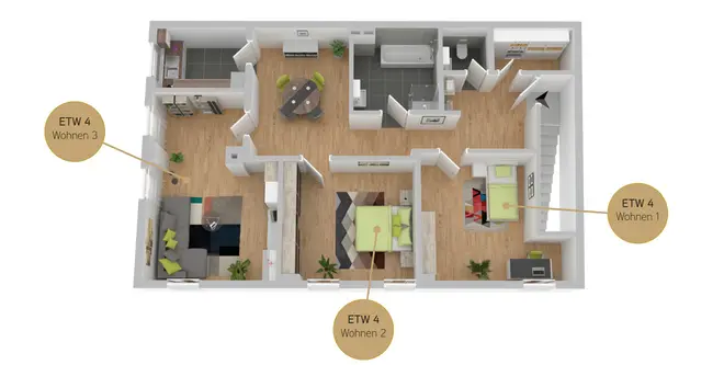 3 room apartment with 107 m² in Regensburg – Photo 2