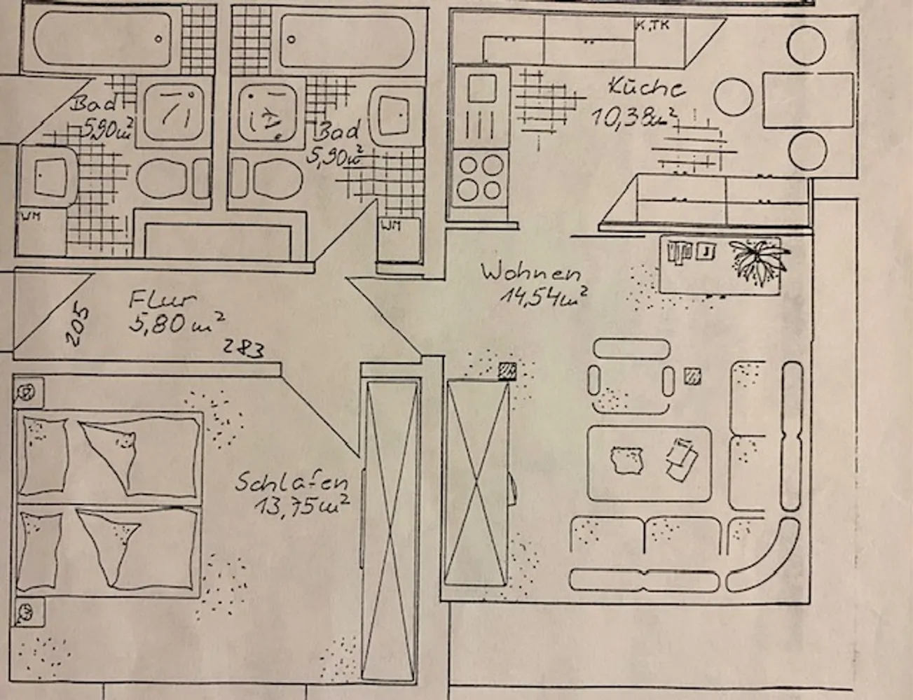 2 Zimmer Wohnung mit 50 m² in Leipzig – Bild 2