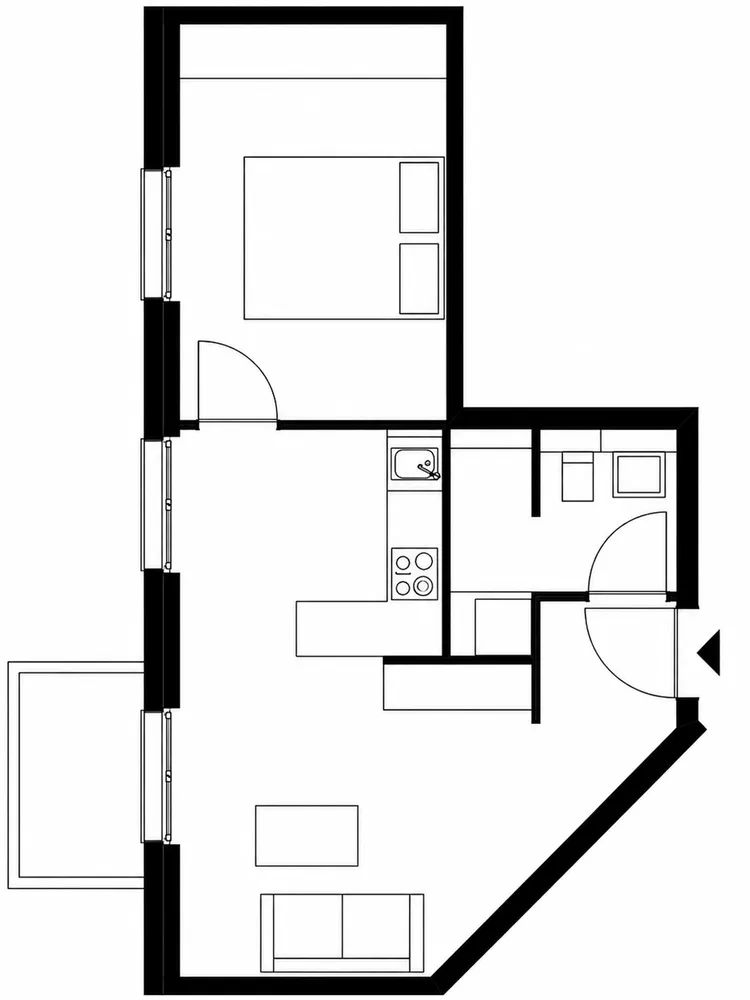 2 Zimmer Wohnung mit 43 m² in Berlin – Bild 4