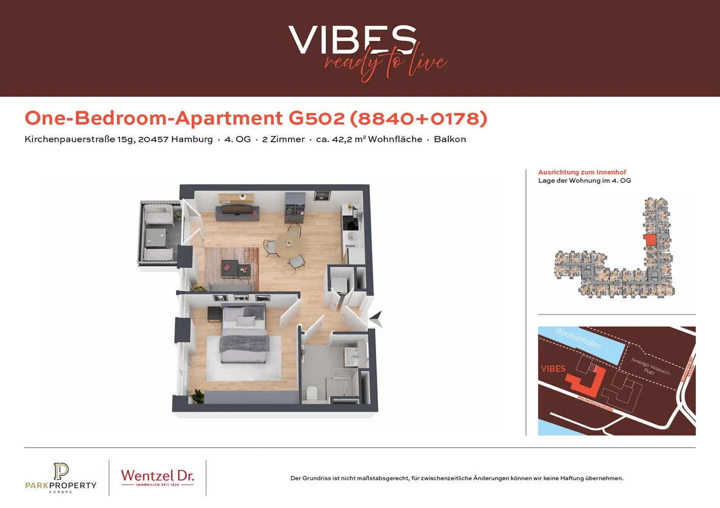 2 Zimmer Wohnung mit 42 m² in Hamburg – Bild 9
